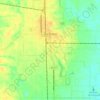 Du Quoin topographic map, elevation, terrain