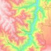 Apongo topographic map, elevation, terrain