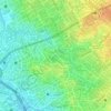 Greenhills topographic map, elevation, terrain