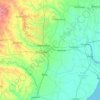 Paschim Medinipur District topographic map, elevation, terrain