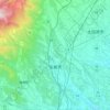Yaita topographic map, elevation, terrain