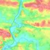 Bourg-des-Comptes topographic map, elevation, terrain