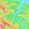 Jaremtsche topographic map, elevation, terrain