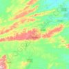 Caririaçu topographic map, elevation, terrain