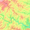 Goochland County topographic map, elevation, terrain