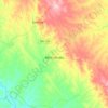 Retirolândia topographic map, elevation, terrain