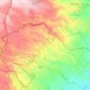 Limuru East ward topographic map, elevation, terrain