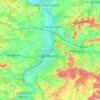 Heilbronn topographic map, elevation, terrain