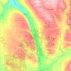 Town of Groton topographic map, elevation, terrain