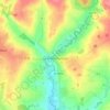 La Trinité-Porhoët topographic map, elevation, terrain