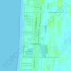Long Beach topographic map, elevation, terrain