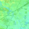 Flat Rock topographic map, elevation, terrain