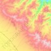 دهستان قره بلاغ topographic map, elevation, terrain