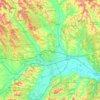 Asti topographic map, elevation, terrain