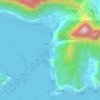 ʻAūa topographic map, elevation, terrain