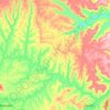 Rio do Oeste topographic map, elevation, terrain