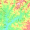 Caldazinha topographic map, elevation, terrain