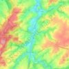 Kanaal Charleroi-Brussel topographic map, elevation, terrain