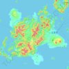Fukuejima topographic map, elevation, terrain