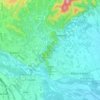 Vidor topographic map, elevation, terrain