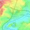 Gambach topographic map, elevation, terrain