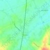 Arnèke topographic map, elevation, terrain