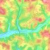Saint-Denis-Catus topographic map, elevation, terrain