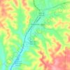 Piedmont topographic map, elevation, terrain