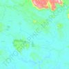 Kuala Behe topographic map, elevation, terrain