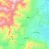 Paghman topographic map, elevation, terrain