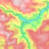 Todmorden topographic map, elevation, terrain