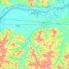 Town of Arena topographic map, elevation, terrain