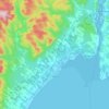 Maria topographic map, elevation, terrain