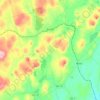 Brooks topographic map, elevation, terrain