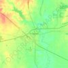 Pinckneyville topographic map, elevation, terrain
