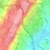 The Ramble topographic map, elevation, terrain