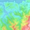 Comillas topographic map, elevation, terrain