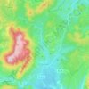 Tuchan topographic map, elevation, terrain