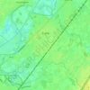 Zulte topographic map, elevation, terrain