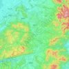 Koka topographic map, elevation, terrain