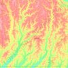 Ringgold County topographic map, elevation, terrain