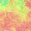 Franconia Media topographic map, elevation, terrain