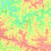 Porto Feliz topographic map, elevation, terrain