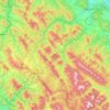Вигодська селищна громада topographic map, elevation, terrain