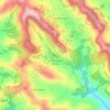 Linha Santa Helena topographic map, elevation, terrain