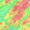 Lebanon Township topographic map, elevation, terrain