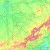 Segovia topographic map, elevation, terrain