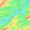 Ninove topographic map, elevation, terrain