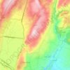 Khiam topographic map, elevation, terrain
