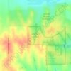 Nine Mile Prairie topographic map, elevation, terrain